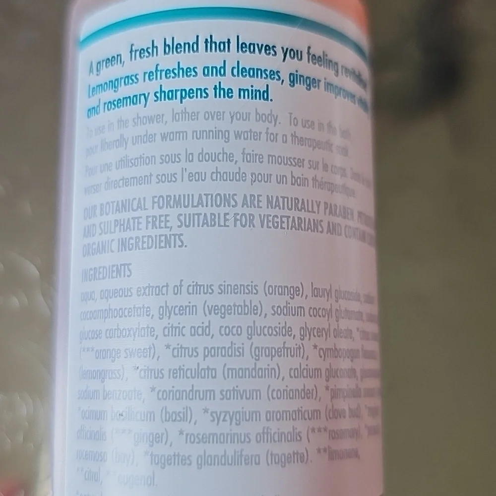 New Cowshed Wild Cow Invigorating Bath & Shower Gel - 3.38 Fl. oz. Hard To Find